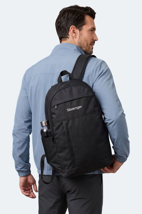 Slazenger LEROY Unisex Siyah Sırt Çantası