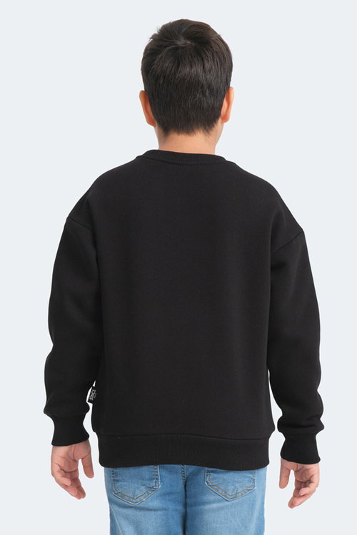 Slazenger LOGAN 2 li set Unisex Çocuk Siyah - Gri Sweatshırt