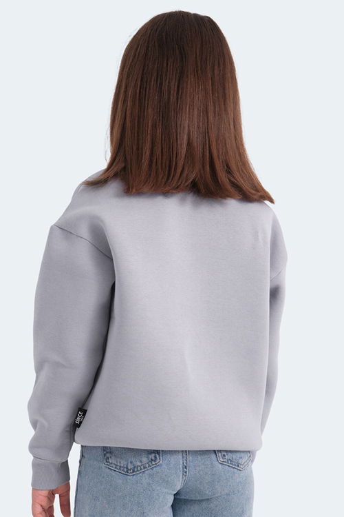 Slazenger LOGAN 2 li set Unisex Çocuk Siyah -Taş Gri Sweatshirt