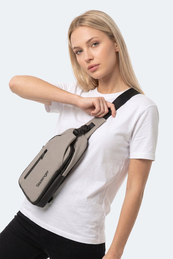 Slazenger LORIS Unisex Gri Çapraz Çanta