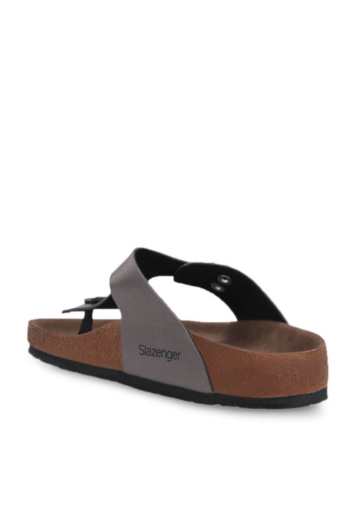 Slazenger LUKE Kadın Parmak Arası Koyu Gri Terlik