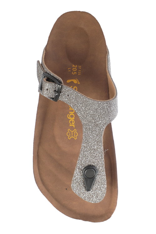 Slazenger LUKE Kadın Parmak Arası Gri / Mor Terlik