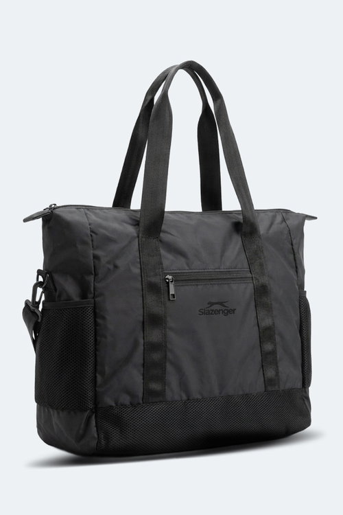 Slazenger LUXE Unisex Spor Siyah Omuz Çantası
