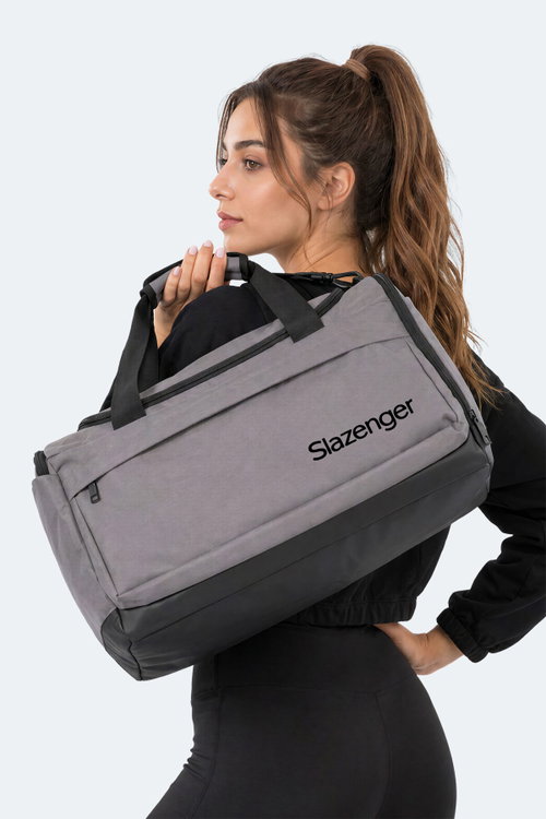 Slazenger LUXERA Unisex Koyu Gri Spor Çantası