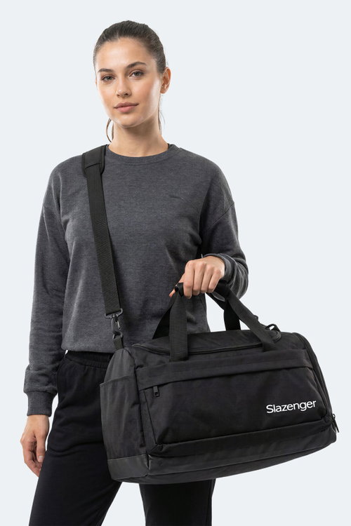 Slazenger LUXERA Unisex Siyah Spor Çantası
