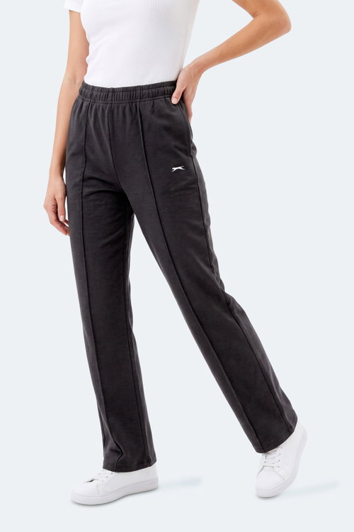 Slazenger MABLE Kadın Bol Paça Siyah Eşofman Altı