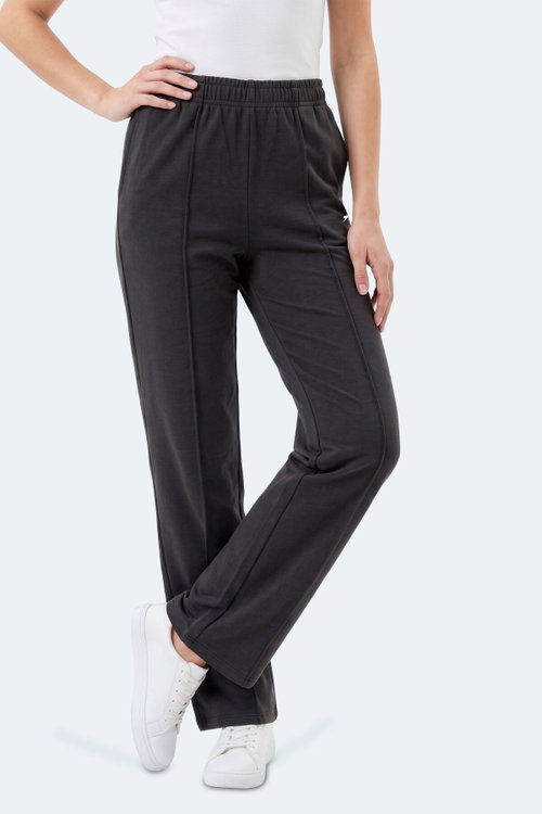 Slazenger MABLE Kadın Bol Paça Siyah Eşofman Altı