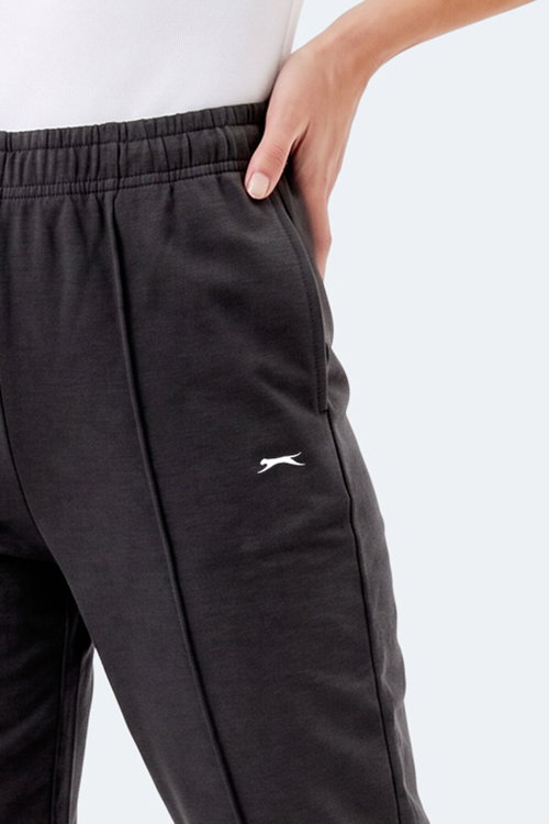 Slazenger MABLE Kadın Bol Paça Siyah Eşofman Altı