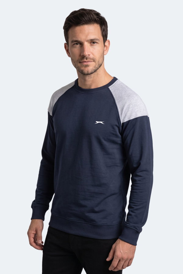 Slazenger MADE Erkek Lacivert Sweatshırt