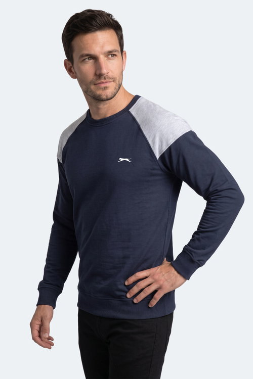 Slazenger MADE Erkek Lacivert Sweatshırt