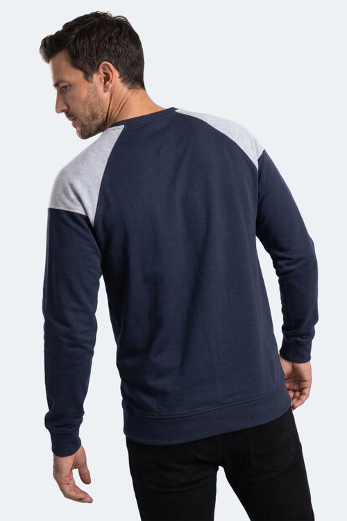 Slazenger MADE Erkek Lacivert Sweatshırt