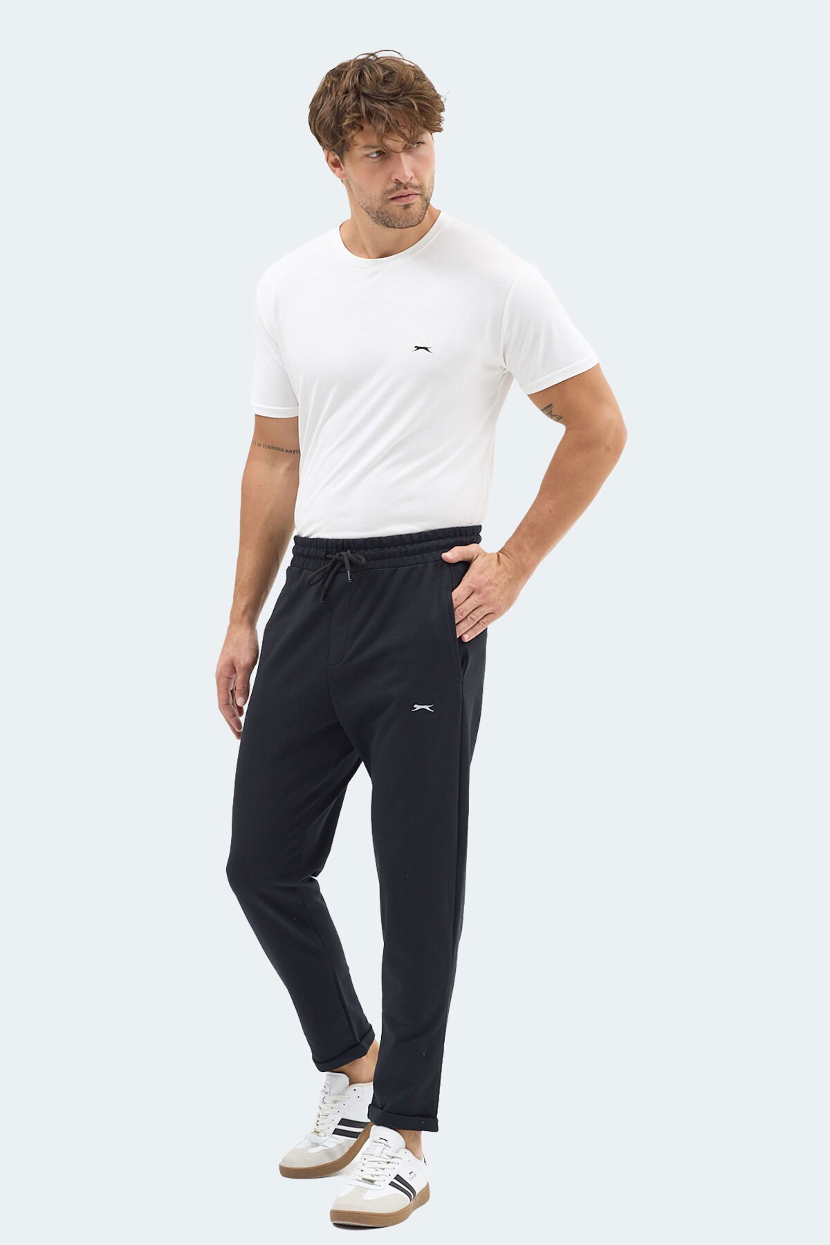 Slazenger MADOC Erkek Siyah Eşofman Altı - Thumbnail