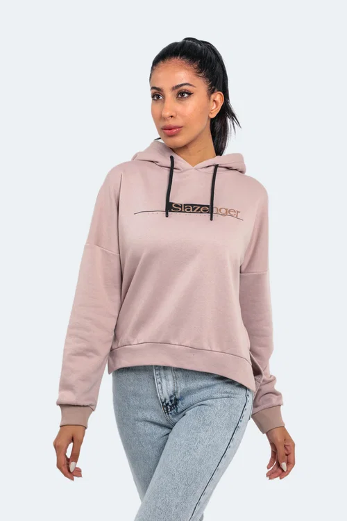 Slazenger MAGNET Kadın Vizon Sweatshirt