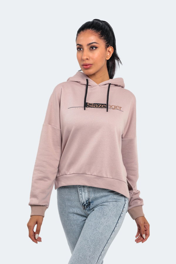 Slazenger MAGNET Kadın Vizon Sweatshirt