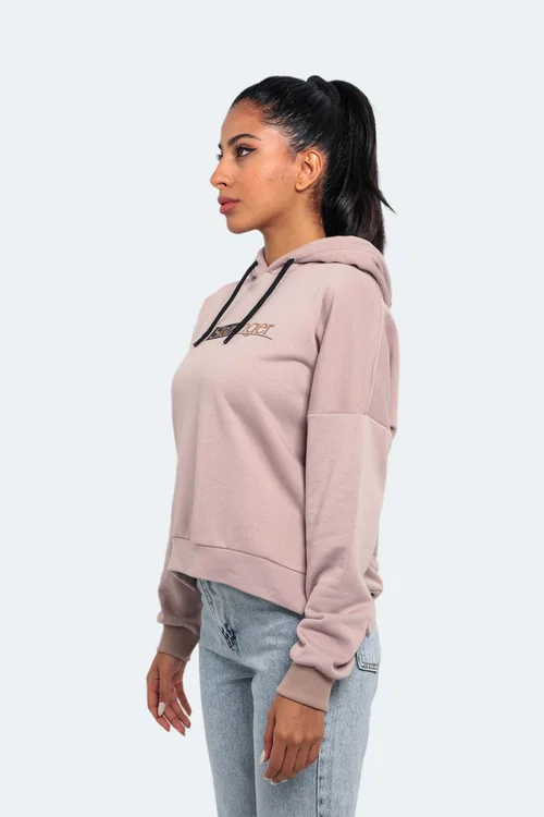 Slazenger MAGNET Kadın Vizon Sweatshirt