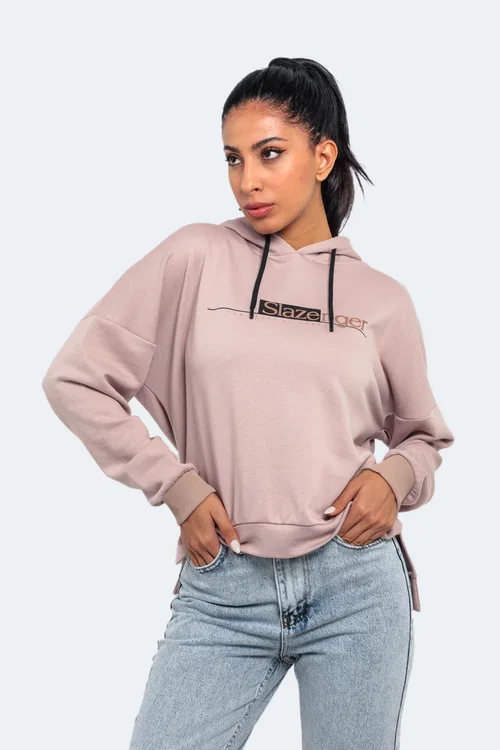 Slazenger MAGNET Kadın Vizon Sweatshirt