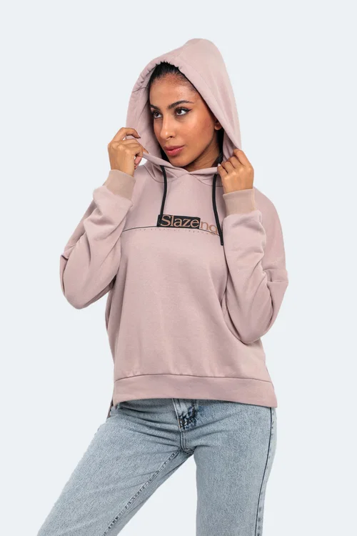 Slazenger MAGNET Kadın Vizon Sweatshirt