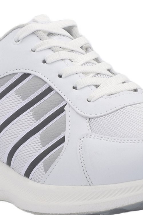Slazenger MAHIN I Sneaker Erkek Ayakkabı Beyaz / Gümüş
