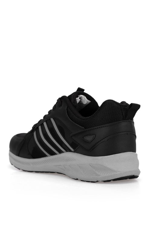 Slazenger MAHIN I Erkek Siyah / Koyu Gri Koşu & Yürüyüş Spor Ayakkabısı