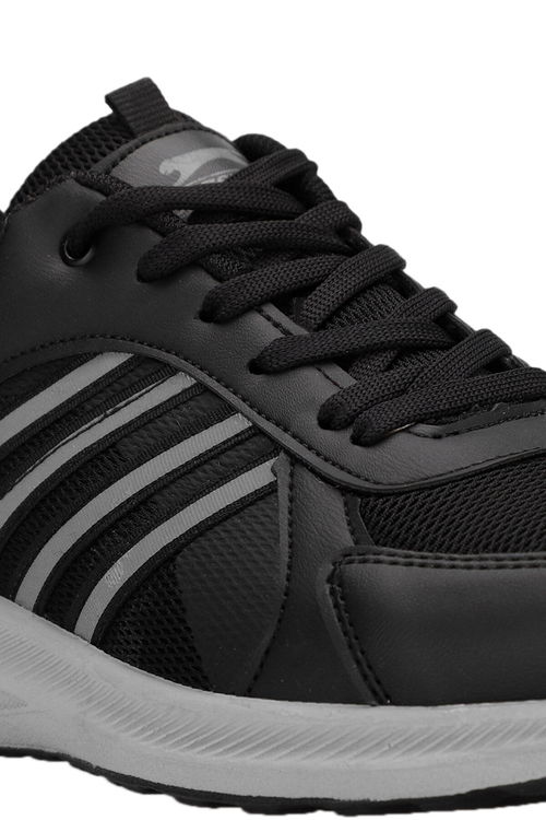 Slazenger MAHIN I Erkek Siyah / Koyu Gri Koşu & Yürüyüş Spor Ayakkabısı