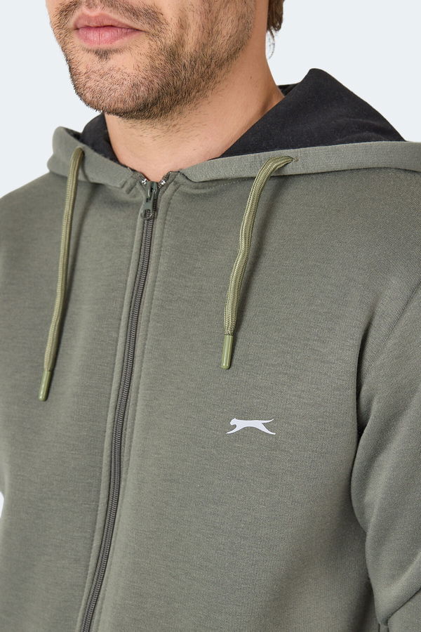 Slazenger MAJESTIC I Erkek Haki Sweatshirt