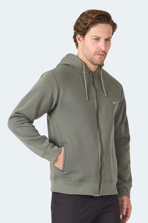 Slazenger MAJESTIC I Erkek Haki Sweatshirt