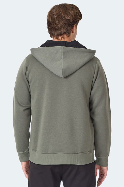 Slazenger MAJESTIC I Erkek Haki Sweatshirt