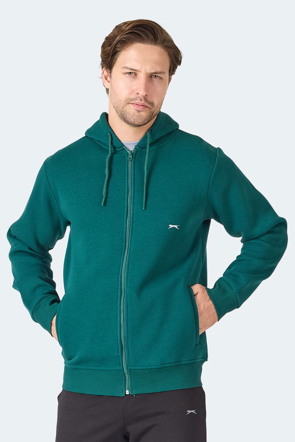 Slazenger MAJESTIC I Erkek Koyu Yeşil Sweatshirt
