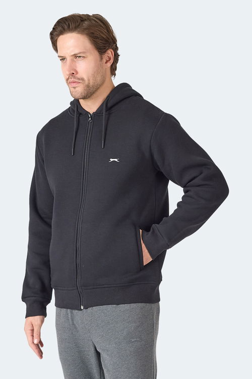 Slazenger MAJESTIC I Erkek Siyah Sweatshirt