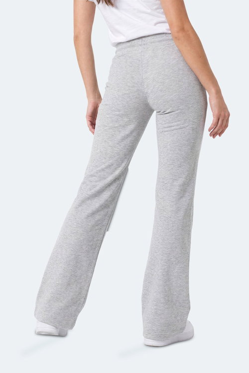Slazenger MALENA Kadın Bol Paça Flare Gri Pantolon