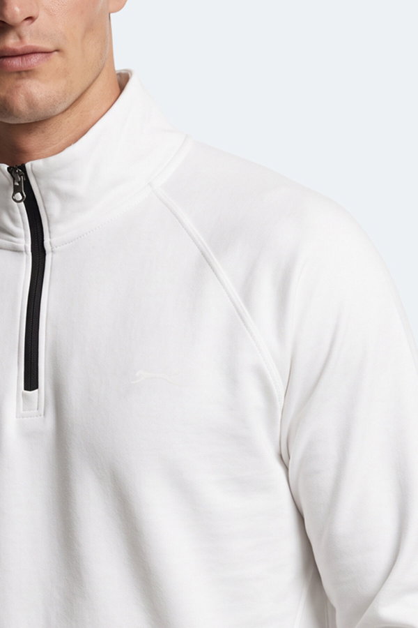 Slazenger MALIKA Erkek Ekru Sweatshırt