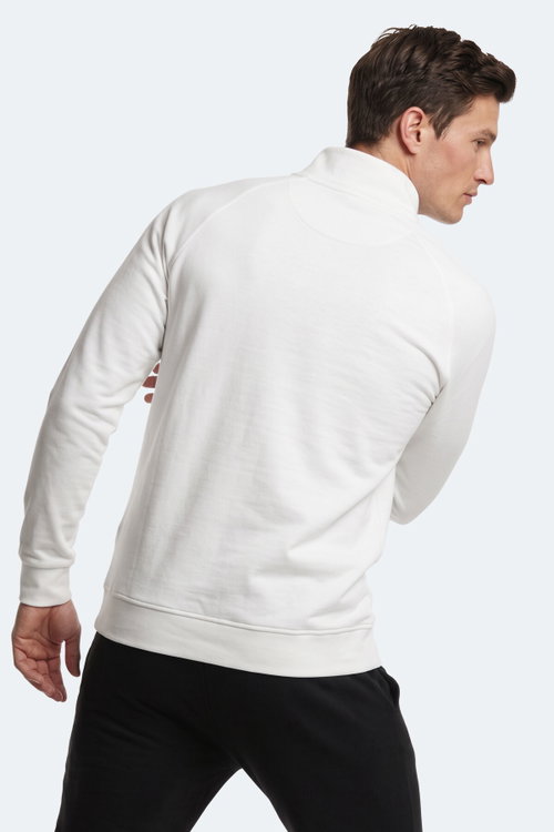 Slazenger MALIKA Erkek Ekru Sweatshırt