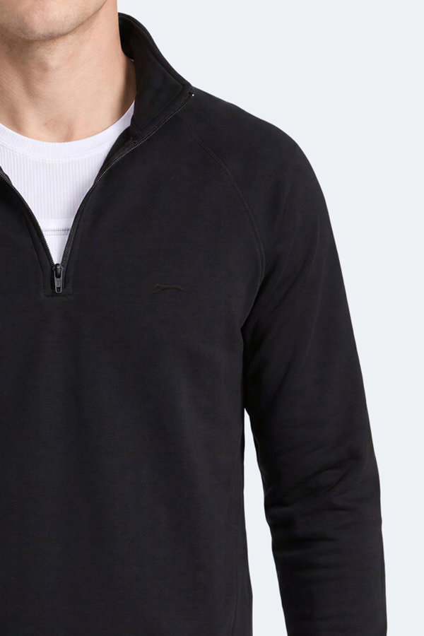 Slazenger MALIKA Erkek Siyah Sweatshırt