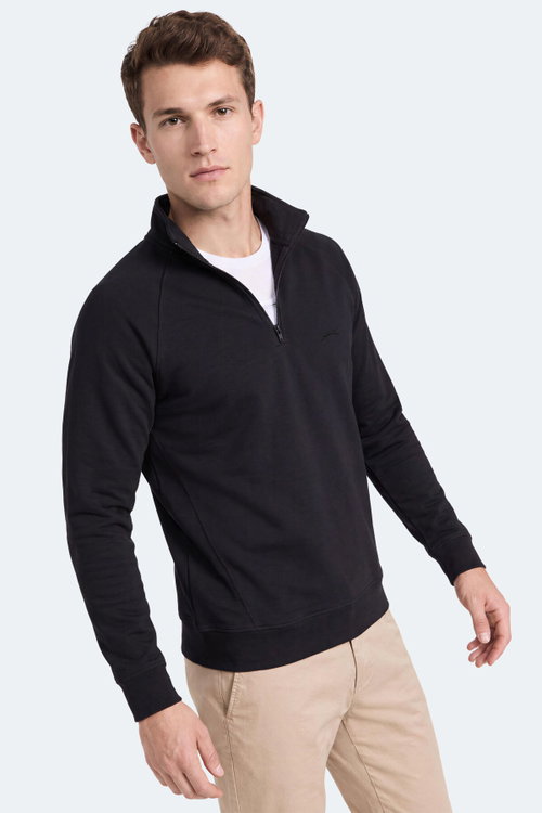 Slazenger MALIKA Erkek Siyah Sweatshırt
