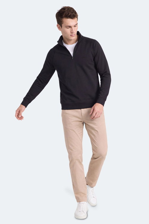 Slazenger MALIKA Erkek Siyah Sweatshırt
