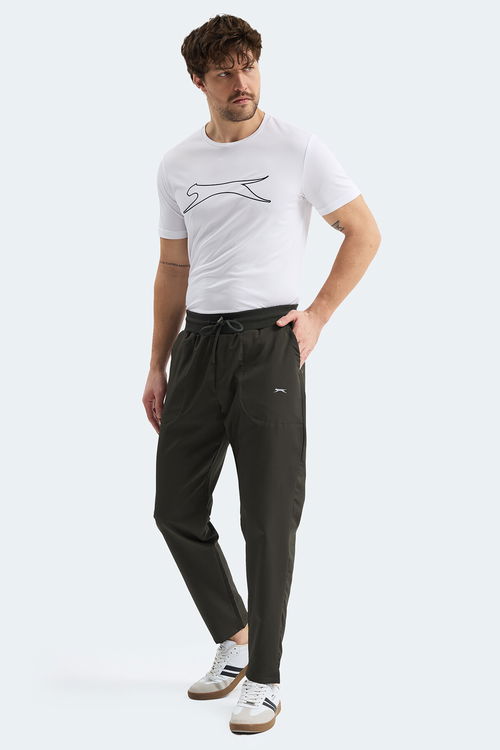 Slazenger MANUS Erkek Cepli Haki Eşofman Altı