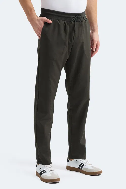 Slazenger MANUS Erkek Cepli Haki Eşofman Altı