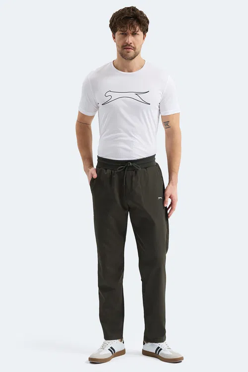 Slazenger MANUS Erkek Cepli Haki Eşofman Altı