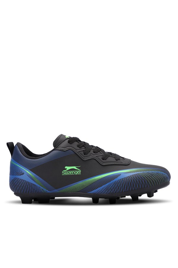 Slazenger MARCELL KRP Futbol Erkek Halı Saha Ayakkabı Siyah / Yeşil