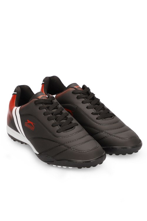 MARK HS Futbol Erkek Halı Saha Ayakkabı Siyah / Beyaz / Kırmızı