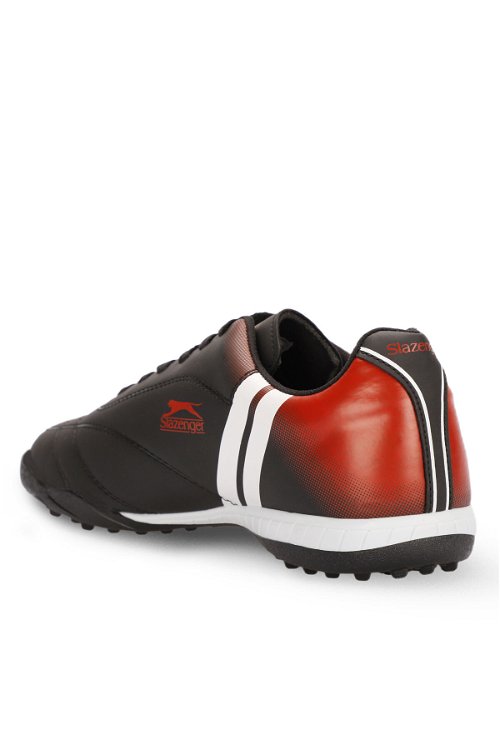 MARK HS Futbol Erkek Halı Saha Ayakkabı Siyah / Beyaz / Kırmızı