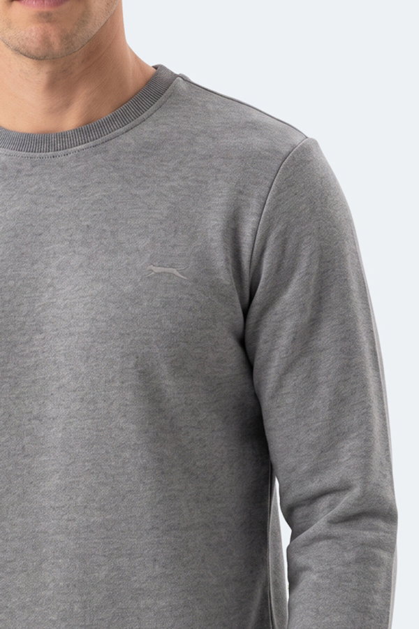 Slazenger MARLON I Erkek Koyu Gri Sweatshırt