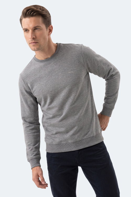Slazenger MARLON I Erkek Koyu Gri Sweatshırt