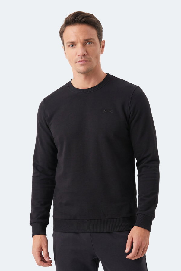 Slazenger MARLON I Erkek Siyah Sweatshırt