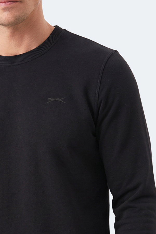 Slazenger MARLON I Erkek Siyah Sweatshırt