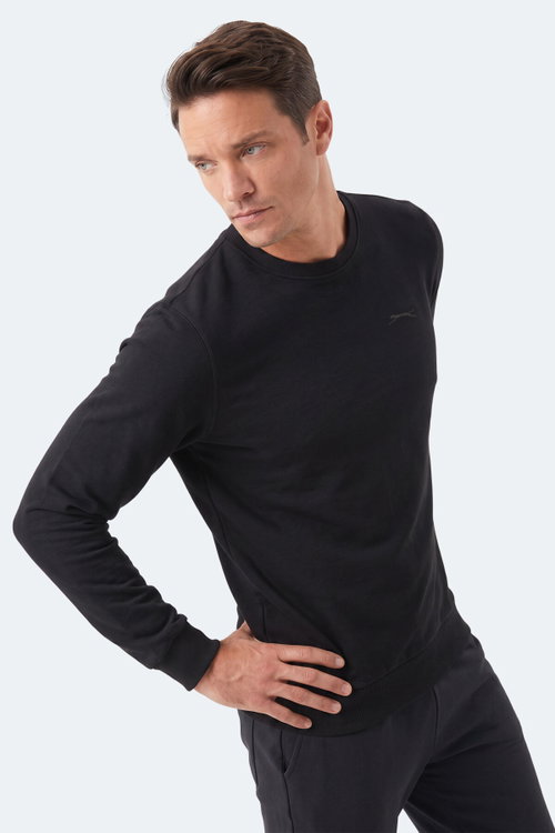 Slazenger MARLON I Erkek Siyah Sweatshırt