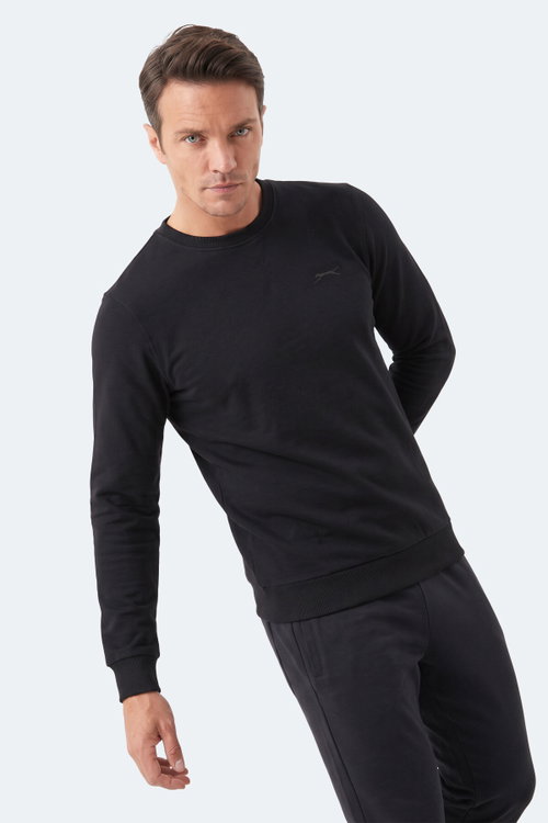 Slazenger MARLON I Erkek Siyah Sweatshırt