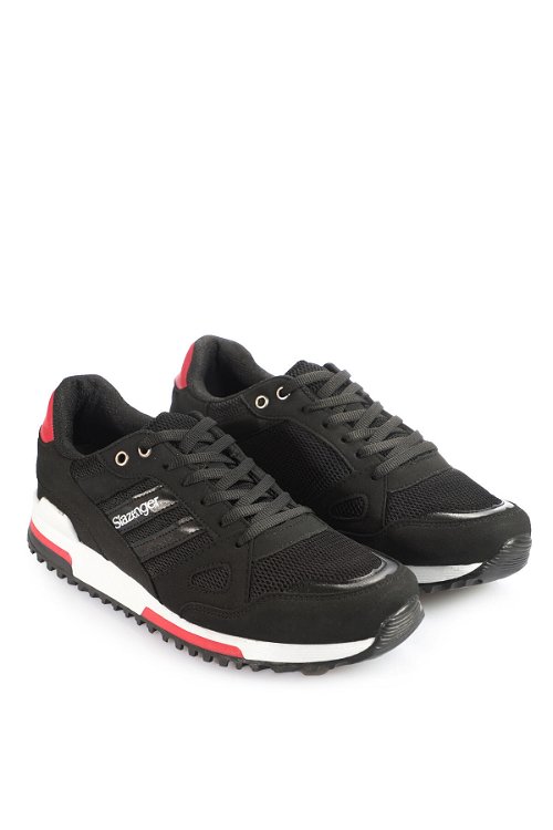MAROON I Erkek Sneaker Ayakkabı Siyah / Kırmızı