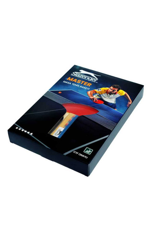 Slazenger Master ITTF Onaylı Masa Tenis Raketi (6 Star) Unisex Kırmızı Masa Tenisi Raketi