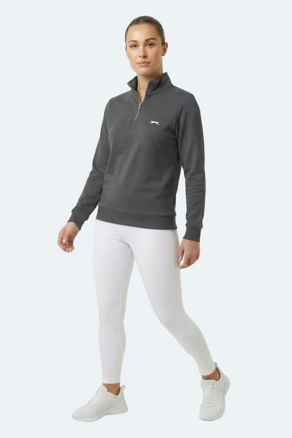 Slazenger MAXIS I Kadın Gri Sweatshırt